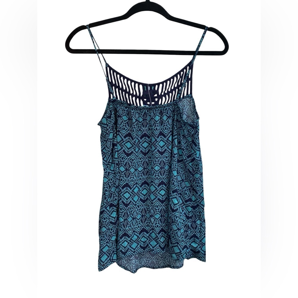 Maurices Blue Patterned Women's Top